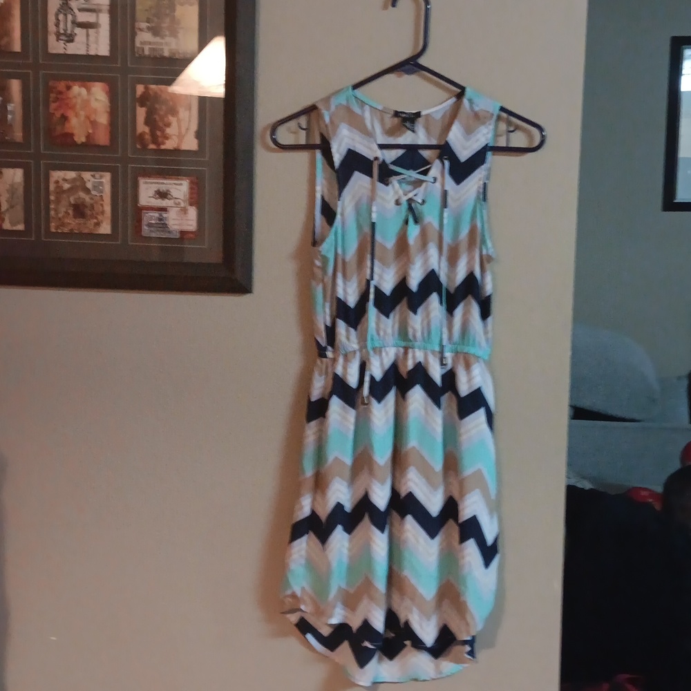 Rue 21 Chevron Print Dress Size Small